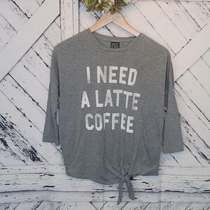 Modern Lux I Need A Latte Coffee T-Shirt